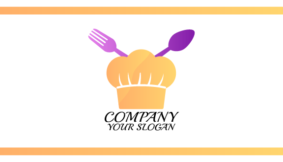 Carte De Visite De Traiteur Pour Un Dîner Délicieux