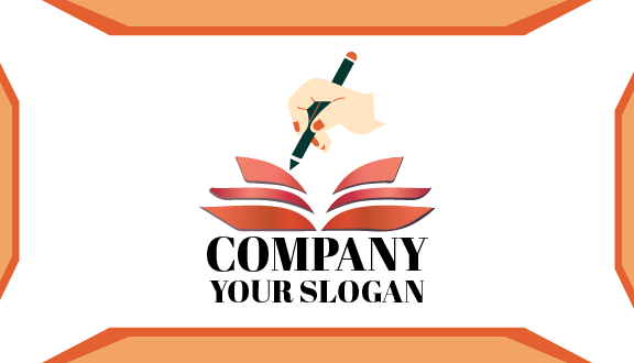 Descriptive Writing Education Business Card