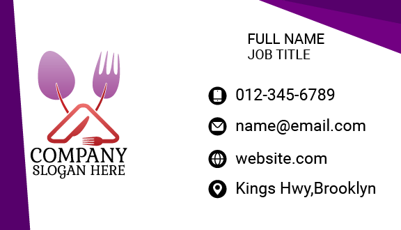 Devil Restaurant Business Card