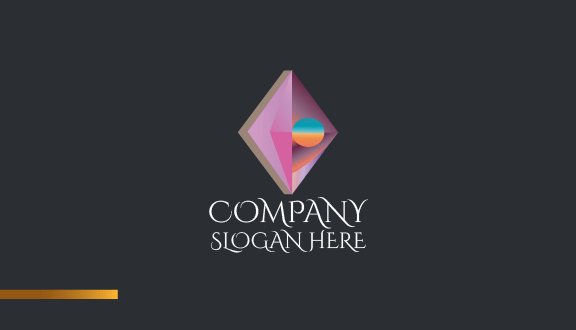 Tarjeta De Presentación De La Empresa Diamond
