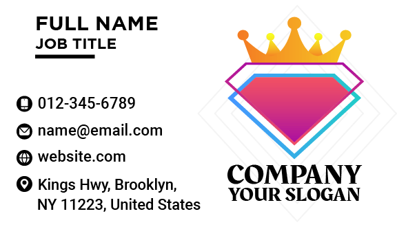 Diamond Crown Business Card