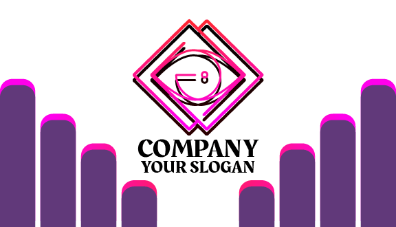 Diamond Eye Abstract Business Card