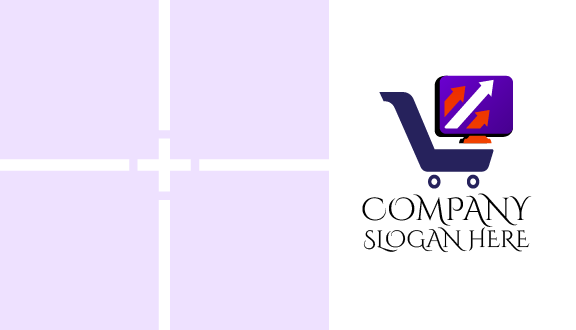 Tarjeta De Presentación De Empresa De Compras Digitales