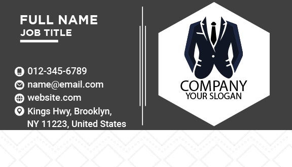 Dress Uniform Boutique Business Card