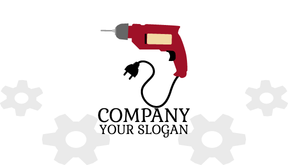 Drill Machine Maintenance Business Card