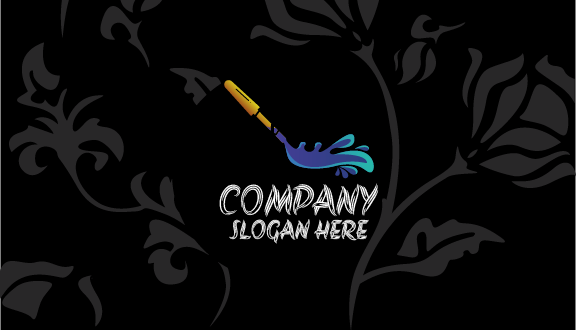 Tarjeta De Presentación De Cosméticos Con Efecto De Goteo