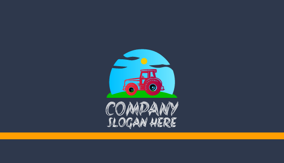 Tarjeta De Presentación De Tractor Duradero