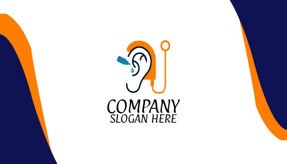 Tarjeta De Presentación Farmacéutica De Gotas Para Los Oídos