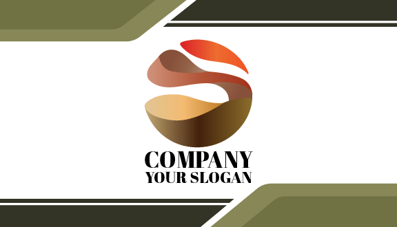 Earth Abstract Business Card