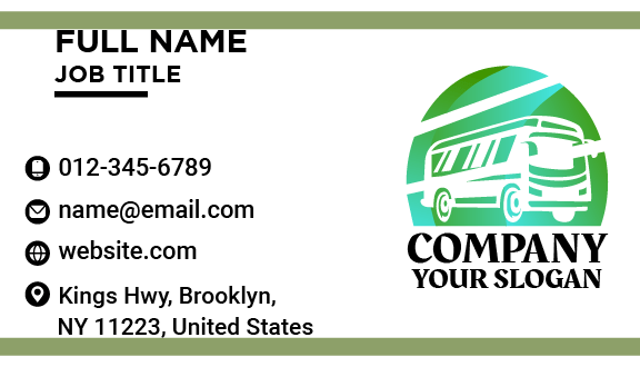 Eco Bus Business Card