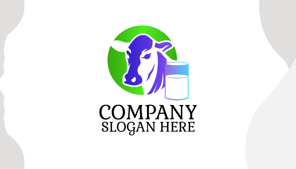 Tarjeta De Presentación Ecológica De Productos Lácteos