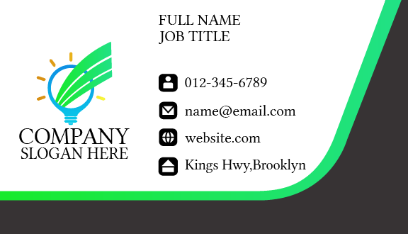 Eco Friendly Energy Consulting Business Card