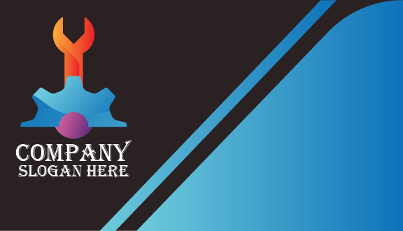 Tarjeta De Presentación De Herramientas Industriales Eficientes