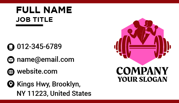 Empowering Fitness Business Card