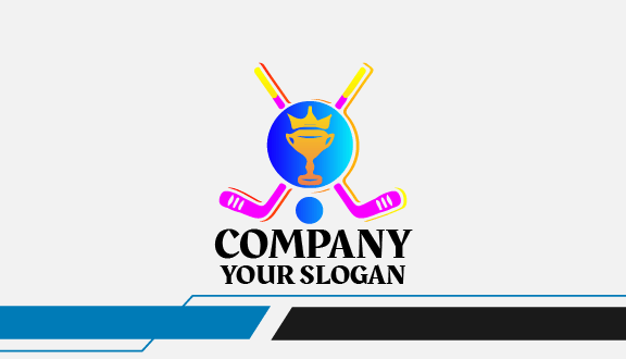 Encantadora Tarjeta De Presentación De Hockey Ganadora