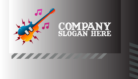 Energetische Band-visitenkarte