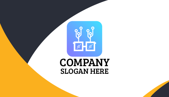 Kartu Nama Kacamata Insinyur