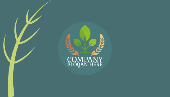 Carte De Visite De Verdure Environnementale