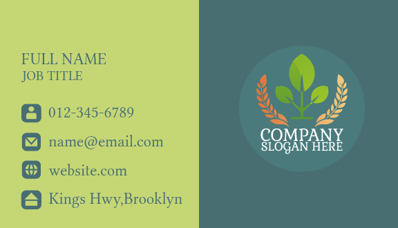 Environmental Greenery Business Card