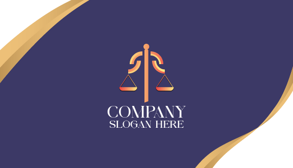 Tarjeta De Presentación De Abogado Equitativo