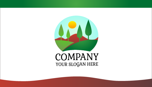 Biglietto Da Visita Paesaggistico Etereo