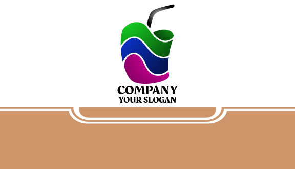 Llamativa Tarjeta De Presentación De Jugos