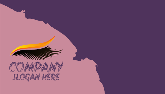 Tarjeta De Presentación De Cosméticos Eyeliner