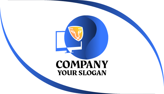 Tarjeta De Presentación De Seguridad Informática Con Contraseña Facial