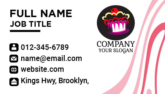 Fancy Cake Business Card