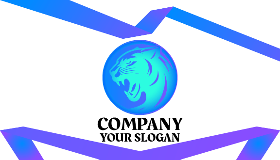 Tarjeta De Visita Del Tigre Intrépido