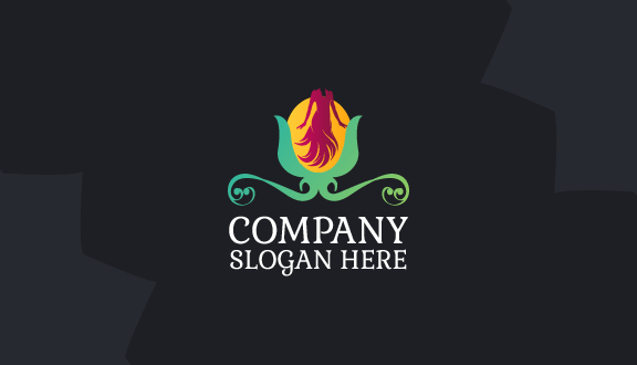 Kartu Nama Butik Bulu Gaun