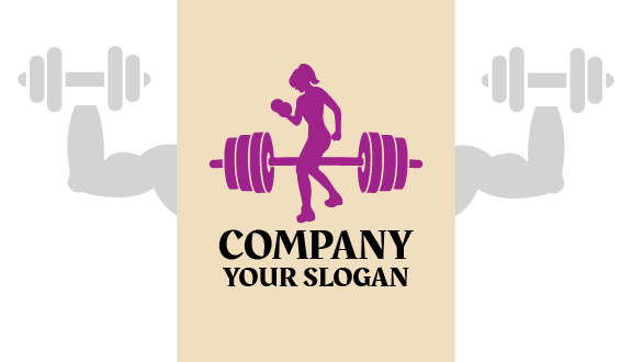 Tarjeta De Presentación De Fitness Femenino