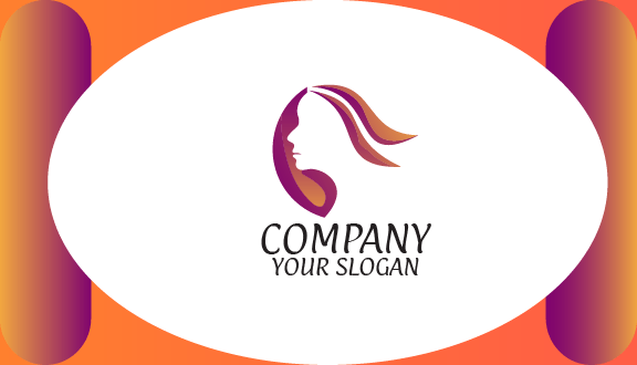 Female Hair Stylist Business Card