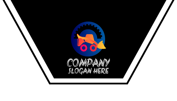 Tarjeta De Presentación De Tractor Clásico De Campo