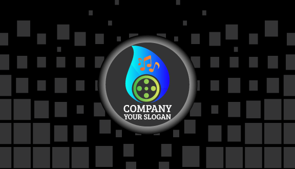 Film Reel Eğlence Ücretsiz Kartvizit