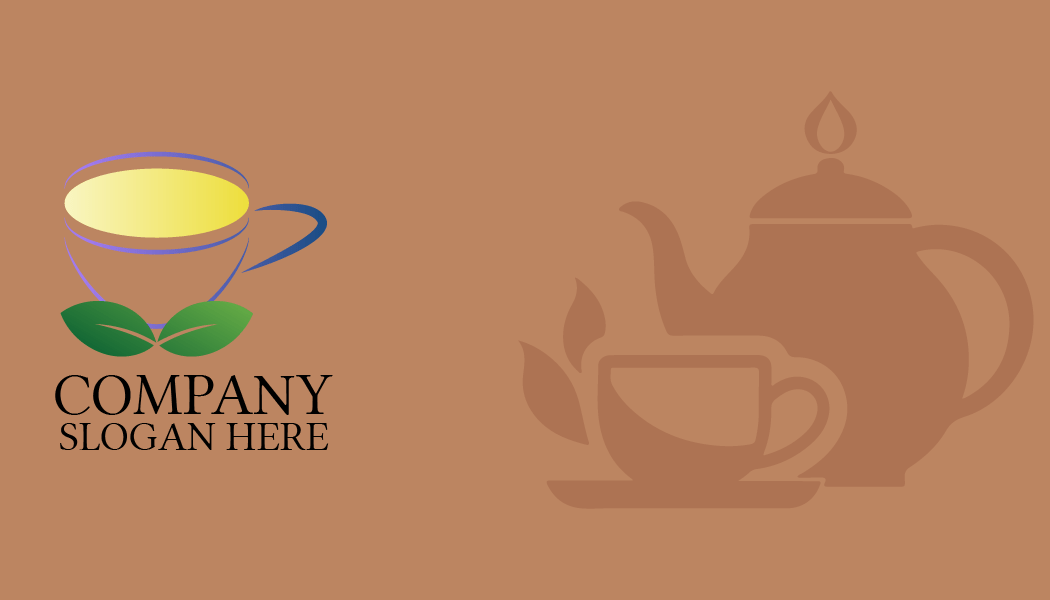 Tarjeta De Presentación De Una Tienda De Té Fino