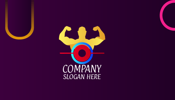 Tarjeta De Presentación De Un Aficionado Al Fitness