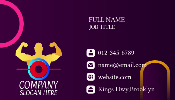 Fitness Buff Business Card