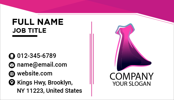 Flare Fashion Boutique Business Card