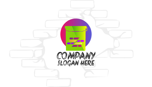 Flashy Bucket Painter Business Card