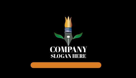 Flower Crowned Art Business Card