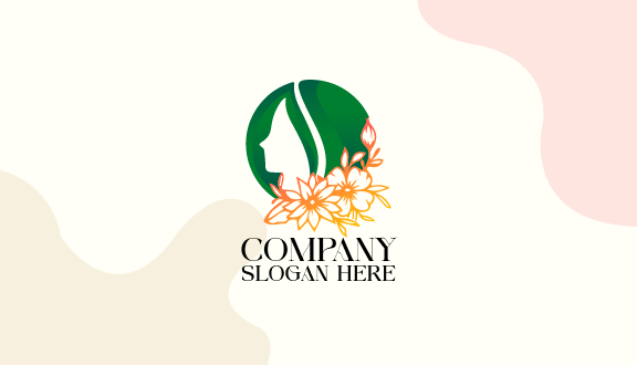 Tarjeta De Presentación Estética Con Diseño De Enredadera Florida