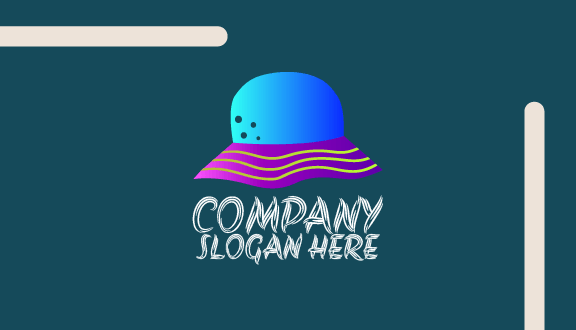 Carte De Visite Pour Chapeau Au Design Flui//de