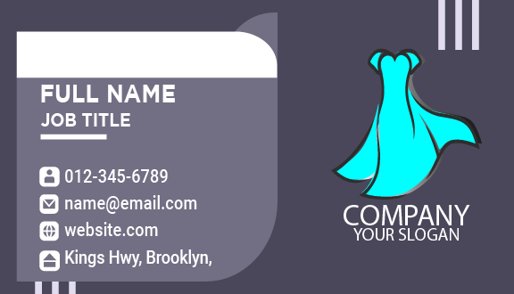 Flowy Dress Boutique Business Card