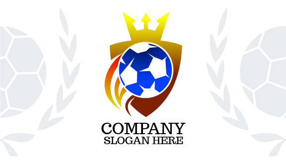 Tarjeta De Presentación Del Campeonato De Fútbol