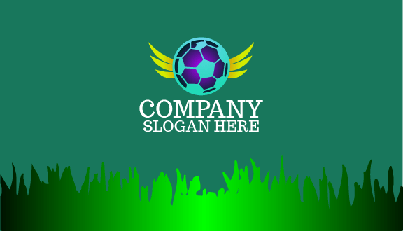 Tarjeta De Presentación De Competición De Fútbol