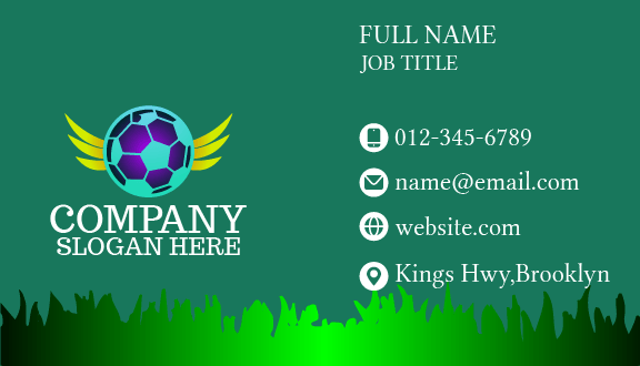 Football Competition Business Card