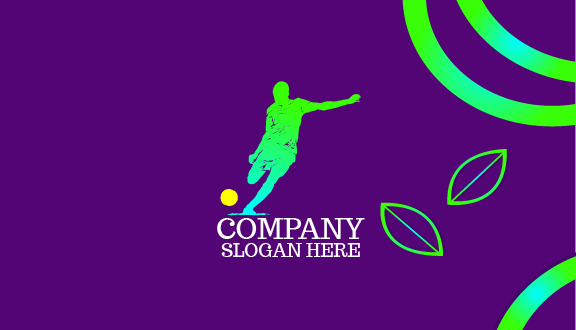 Tarjeta De Presentación De Jugador De Fútbol