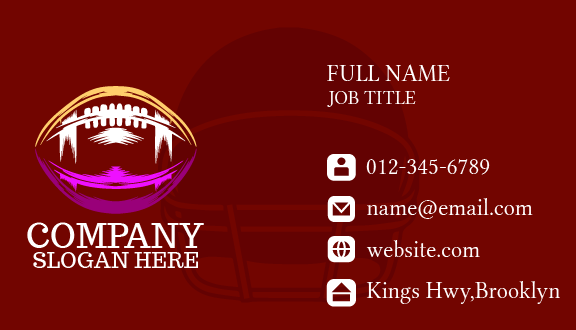 Football Team Business Card