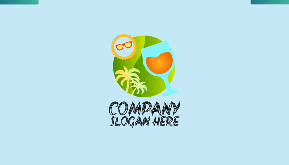 Kartu Nama Musim Panas Fresh Juice Corner